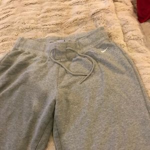 Grey Nike jogging pants